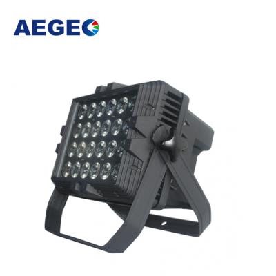 China RGBWA UV color mixing effect 2 years guarantee outdoor waterproof square led par stage lights 24x15w rgbw 4in1 led par light for sale