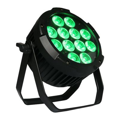 China Outdoor Waterproof RGBWA+UV Color Effect Stage Mixing Lights dmx512 12x18w RGBWA+UV 6in1 Battery Operated Led Par Light for sale