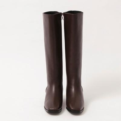 China Fashion Guarantee Quality PU Winter Ladies Multicolor Knee Long Boots With Heel for sale