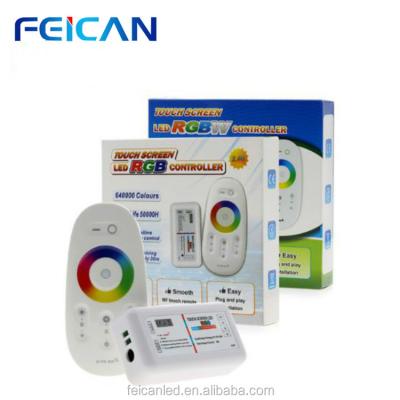 China 2.4G Touch Screen RGBW LED Controller FC-PB-RGBW2.4G for sale