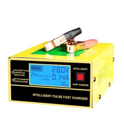 China Scooter Factory Pulse Direct Input 12v 24v Model Battery Charger 10 Amp With Digital LED Display for sale