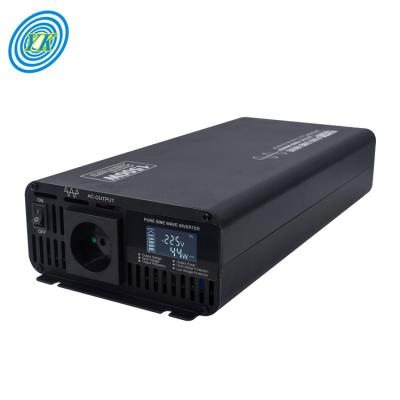 China Home use aluminum 1500W 12v to 220v pure sine wave power inverter for sale