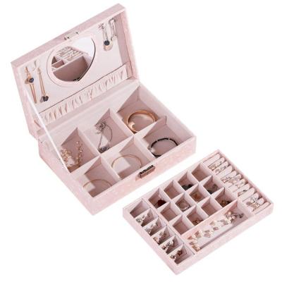 China New Fashionable Custom Style Logo Jewelry Packaging Organizer Box for sale