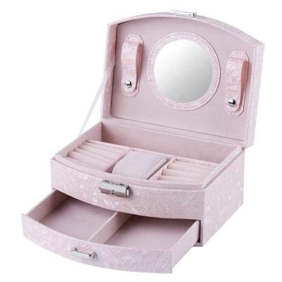 China Fashionable Customized High Quality Travel Jewelry Organizer Box Package for sale