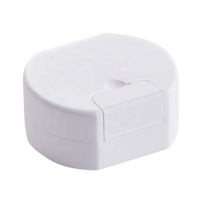 China Modern Small Mini Design Portable White Soap Crate Box Recyclable Soap Packaging Holder For Travel for sale