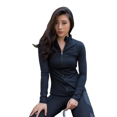 China Wholesale Ladies Breathable Quick-Drying Fitness Sportswear Accept Custom Long Sleeve Women's Breathable Yoga Jackets for sale