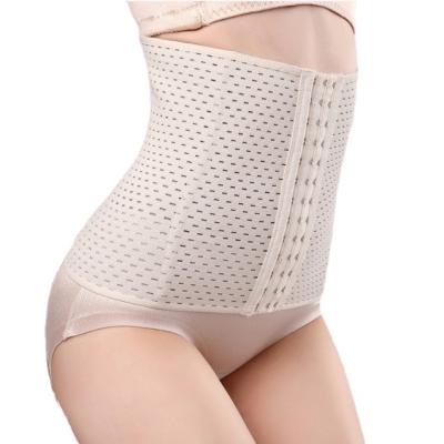 China Breathable Polyester/Nylon Belly Belt Sports Organization Shaper Waist Trainer Control Corset Top for sale