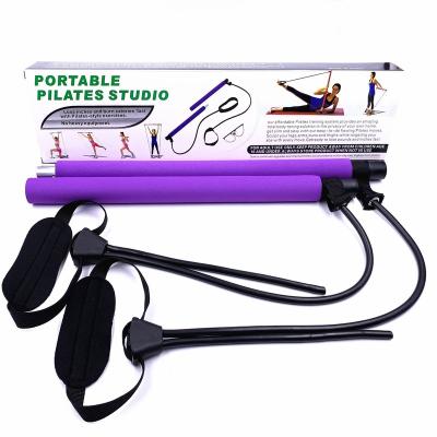 China Bodypump Equip Portable Pilates Full Body Resistance Band Adjustable Yoga Workout Pilates Pilates Stick P0009 for sale