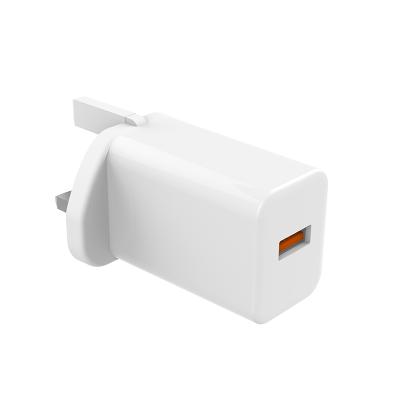 China Guangzhou Factory Anti-fire PC Home Travel QC 3.0 QC 3.0 USB Fast Chargers Mobile Phone Guangzhou Factory For iphone for sale