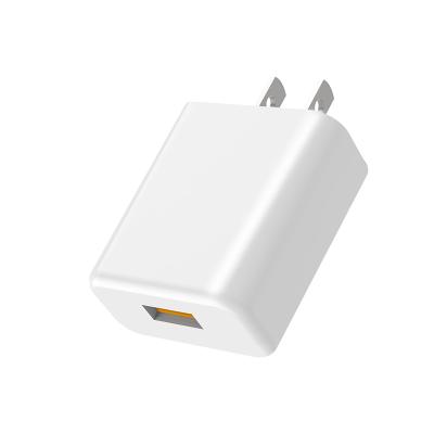 China QC 3.0 Fast Power Bank Mobile Phone Charger 18W 3A Wall Adapter Plug Fast Charging EU/USA Phones Charger for sale