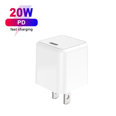 China Mobile Phone USB C Mini Charger 18W 20W Palladium Wall Adapter For New Iphone 20W Palladium For Iphone 12 Super 13 Charger for sale