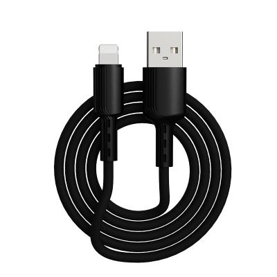 China Mobile Phone 2.4A 8pin Mobile Phone Silicone Data Cable 1m USB Liquid Charging Cable for iPhone for iPad for sale