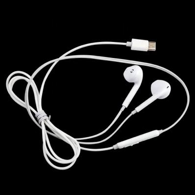 China White In-ear In-ear Type C Headset 1m Waterproof Earphone For Mobile Phone for sale