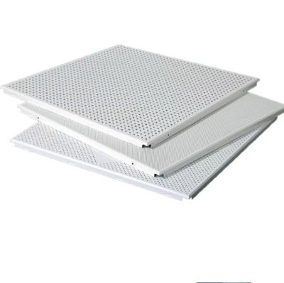 China Resistance Wholesalers 0.8mm Anti-Slip Aluminum Sound Absorbing Ceiling Tile 600*600 for sale