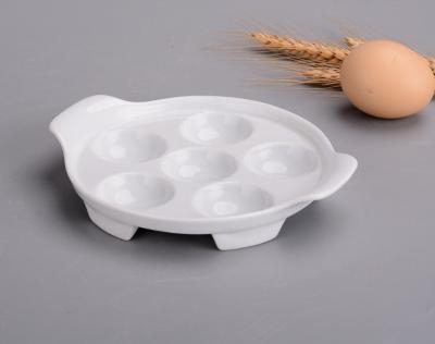 China Viable Viable Ceramic Egg Dish for sale