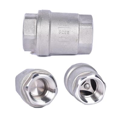 China General Vertical Swing One Way Spring Water Price Check Valve 4 Inch Seal Stainless Steel Pressure Check Valve for sale