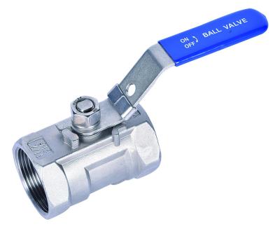 China 1-PC General High Quality Stainless Steel Ball VALVE Floating Ball Valve With Steel Handle for sale