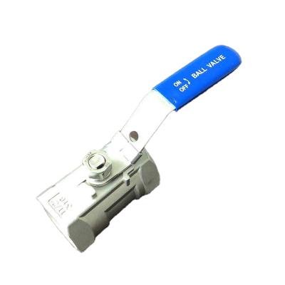 China General Stainless Steel 1pc Female BSP/NPT Threaded Ball Valve for sale