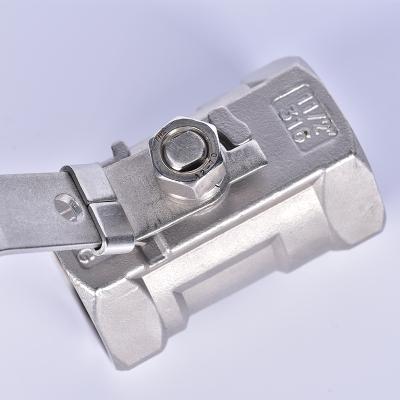 China General Stainless Steel L/T Type Threaded End Ball Valve 1pcs for sale