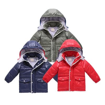 China Wholesale HAOTEX Anti-Shrink Newborn Boys Wear Clothes Toddler Jackets Hoodie Infant Outwear Autumn Winter Newborn Baby Coat for sale