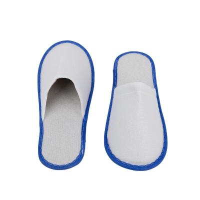 China Exquisite Disposable Hotel Amenities Salons Beauty Hotel Slippers Disposable Home Hospitality Travel Rooms Thickened Anti Slip Customized Slippers for sale