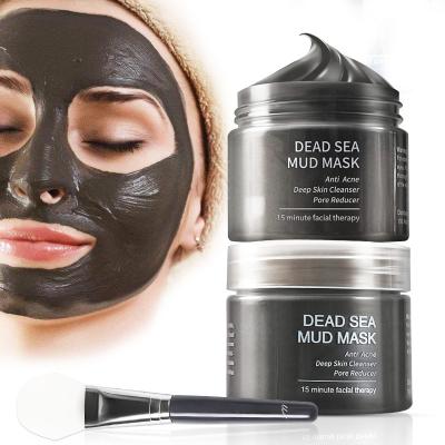 China Private Label Facial Korean Beauty Product Cosmetics Skin Care Acne Dead Sea Mud Mud Mask Acne Natural Cleansing Mask for sale