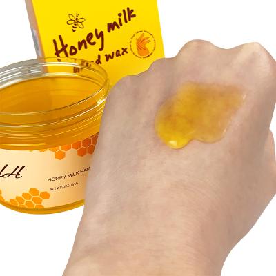 China Anti Aging Milk Honey Peel Off Hand Wax Moisturizing Hydration Nourish Exfoliating Dry Cracked Wrinkle Hand Film Restores Care for sale