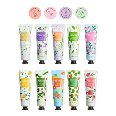 China Whitening Hand Cream Custom Logo Hand Care Collagen Perfume Hand Cream Anti Chapped Smoothing Nourishing Lotion for sale