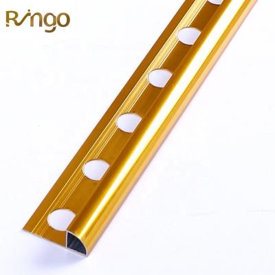 China High Quality Foshan Ringo Aluminum Tile Profile Tile Trim Corner Free Sample Aluminum Tile Various Modern Trim Surface Treatment for sale