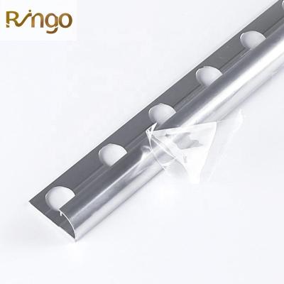 China Modern Made in China Foshan Ringo Design Tile Accessories Metal Aluminum Ceramic Corners Factory Direct Modern Home Tile Trim Profiles for sale