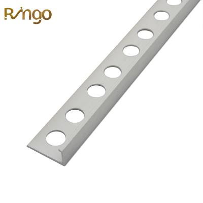 China Foshan Ringo In Stock Multi Size Modern Cheap Floor Metal Wall Marble Silver Decorative Edge L Shape Aluminum Corner Trim For Home for sale