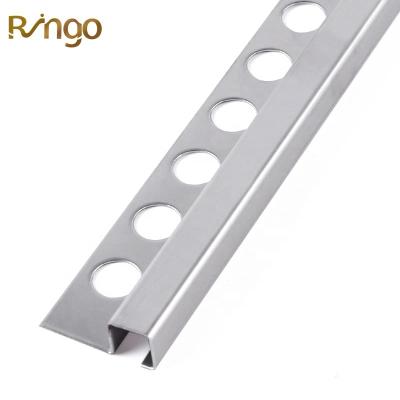 China Modern 2022 Ringo New Design Building Materials High Grade 304 Stainless Steel Square Angle Profiles Corner Wall Guard Anti-Corrosion for sale