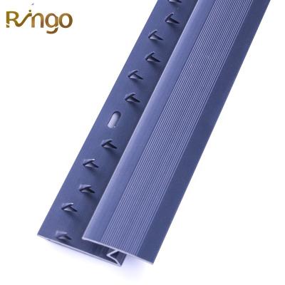 China Foshan Ringo Export Modern UK Market Hit Goods Aluminum Carpet Floor Strips Z Shape Hard Floor Carpet Transition Trim for sale