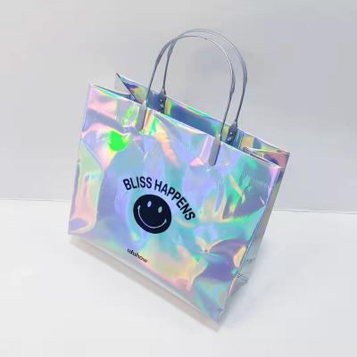 China Fashion Recyclable Environmental Protection PE Fashion Commodity Bag High End Shopping Mall Supermarket Shopping Bag for sale