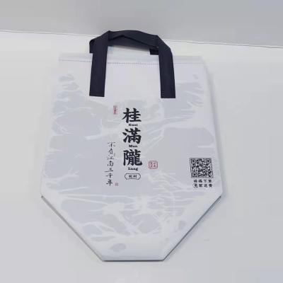 China Fashion BIODEGRADABLE Environmental Protection Fabric Custom Bag Non Take Away Heat, Shopping, Commodity Packing Bag for sale