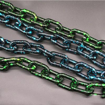 China Plastic Acrylic Chains Resin Bag Chain Shoulder Chain Accept Customer'S Logo for sale