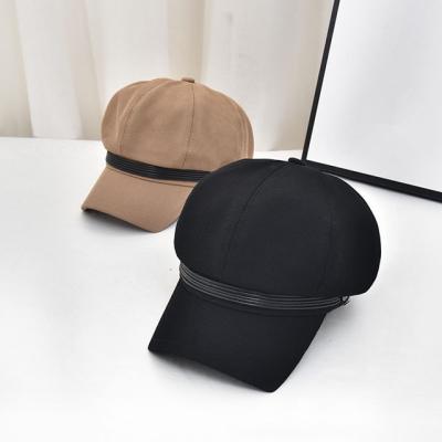 China CWomen Checked Octagonal Spring And Summer Art Trendy Brand Fashion Women Fashion Hats Fashion Berets for sale