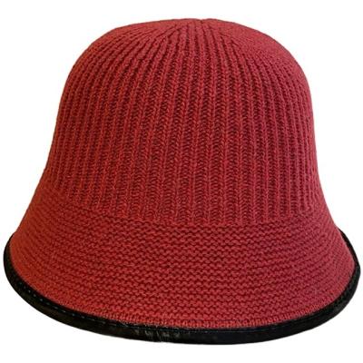 China 2021 Autumn New Bome Knitted Bucket Dobby Hat Sharpening Casual Fashion Foldable Fisherman Hat for sale