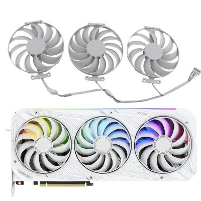 China Graphics Card 95MM CF1010U12S RTX3070 RTX3080 RTX3090 Graphics Fan For ASUS ROG Strix RTX 3070 3080 Ti 3090 White OC Edition Gaming Fan for sale