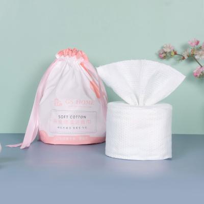 China Custom Kid Safe Feminine 100% Wet Removal Pearl Texture Cotton Makeup Wipes AB Wet Wipes for sale