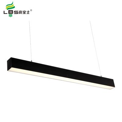 China Glow Through Aluminum Outdoor Pendant Light 48W LED Batten Mount Suspension Office Continuous White Light for sale