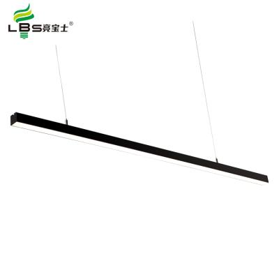 China Modern decoration strip office black supermarket indoor lighting high quality high quality 28W aluminum led linear lights for sale