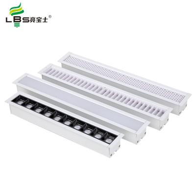 China High Efficiency Light Professional Manufacturing Desk Aluminum White Pendant Lamp 18W Embedded LED Linear Light for sale