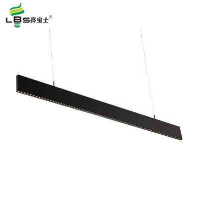 China Wholesale Price High Efficiency Light Modern Chandelier Office Hanging Aluminum 24W Led Linear Light for sale