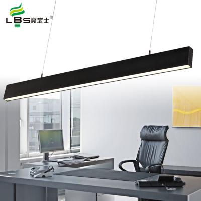 China High Efficiency High Power Light Commercial Office Home Suspended Type 4FT 28W LED Highbay Pendant Light Linear Lamp for sale