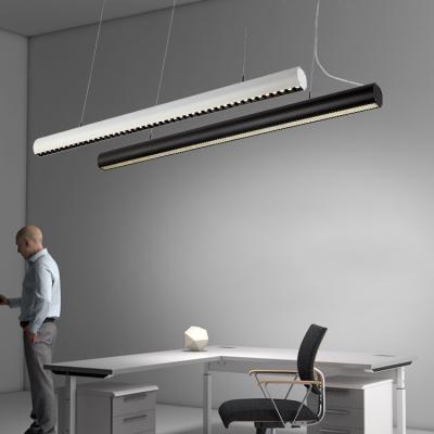 China New arrival high light efficiency hot sale white aluminum profile office meeting room pendant lamp 36watt white led linear light for sale