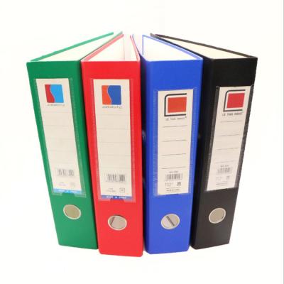 China Eco-friendly FC Size Box Folder Cardboard Clip Folder A4 Lever Arch File Folder Arch File for sale