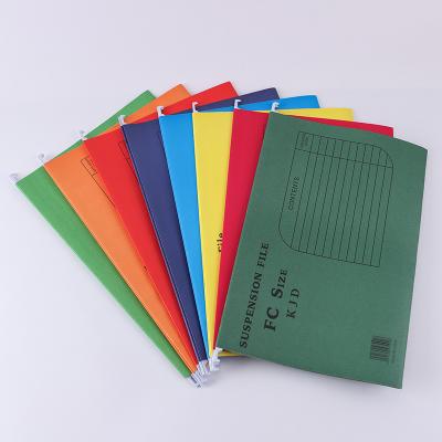 China Eco-friendly School FC A4 Paper Size Office Folder Office School Suspension Hanging Folders for sale