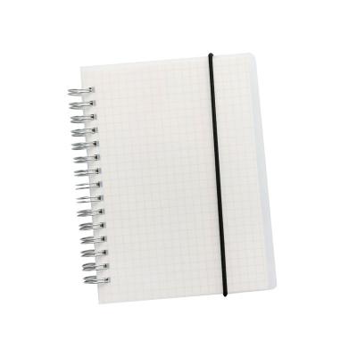 China Custom School Notebook Office School Office Notebook Mini Elastic Spiral Bound Logo A6 A5 B5 Polish Pad for sale