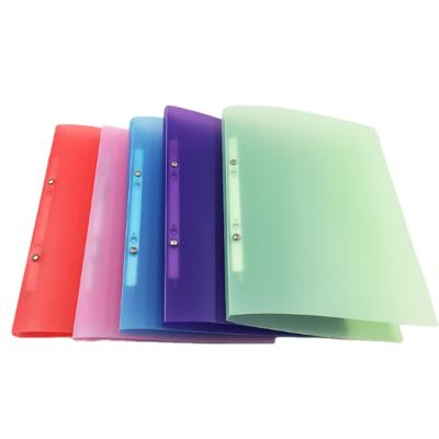 China Button China Clip Folder Ring Binder Large Capacity Customized A4 Elastic Folder for sale